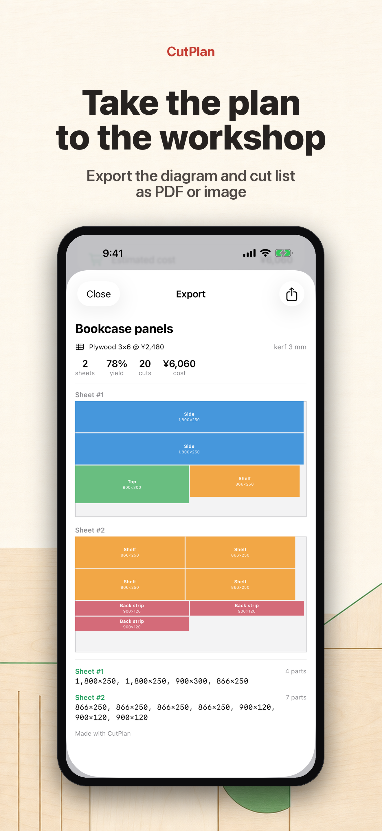 CutPlan: Cut List Optimiser screenshot 9