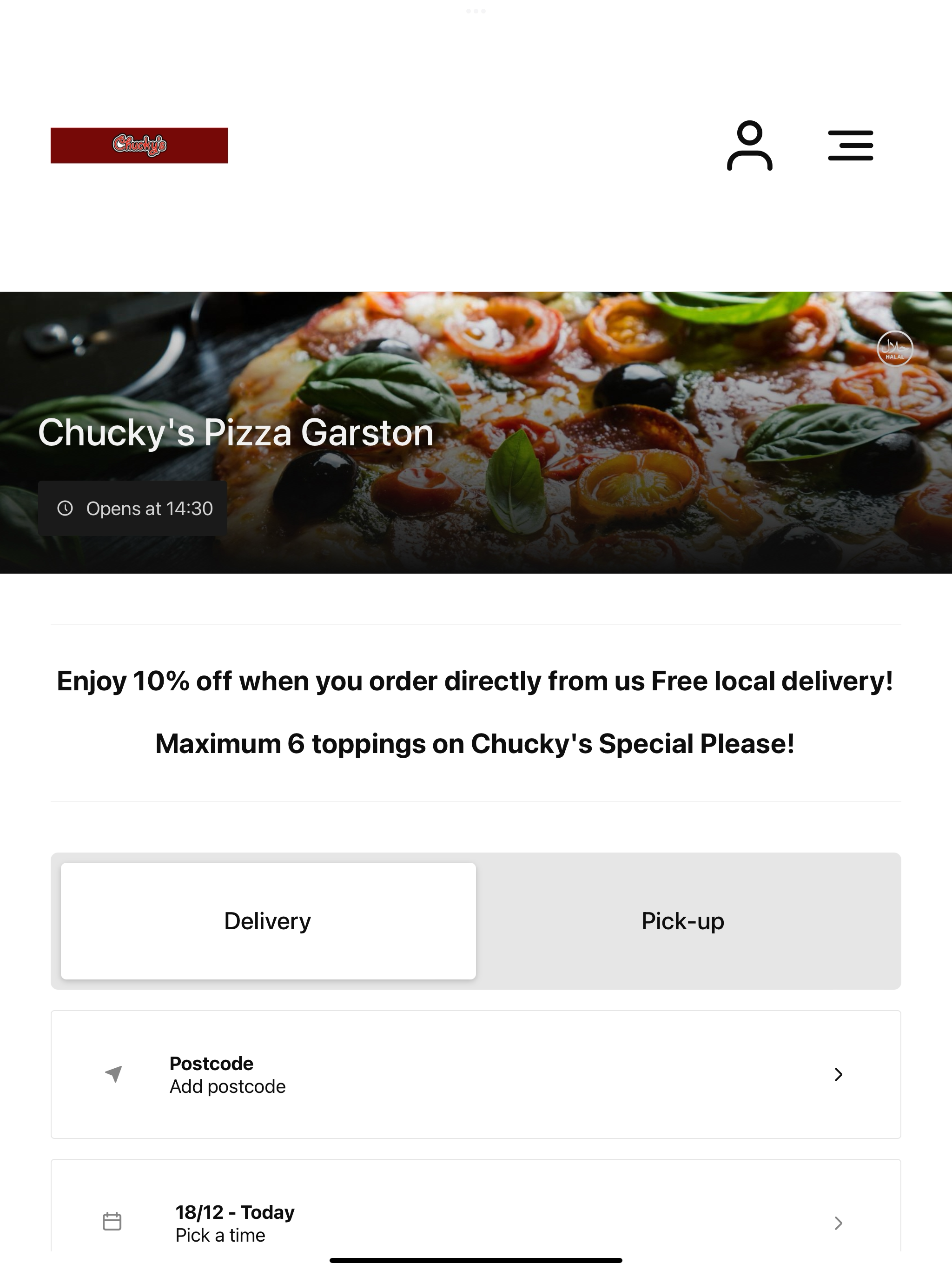 Chucky’s Pizza Garston