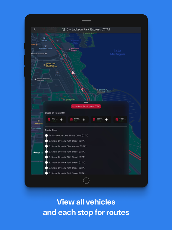 Destination Shuttle iPad screenshot 5 - Navigation app