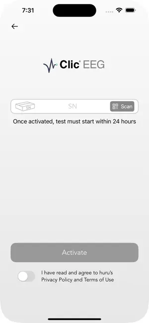Clic EEG screenshot 1