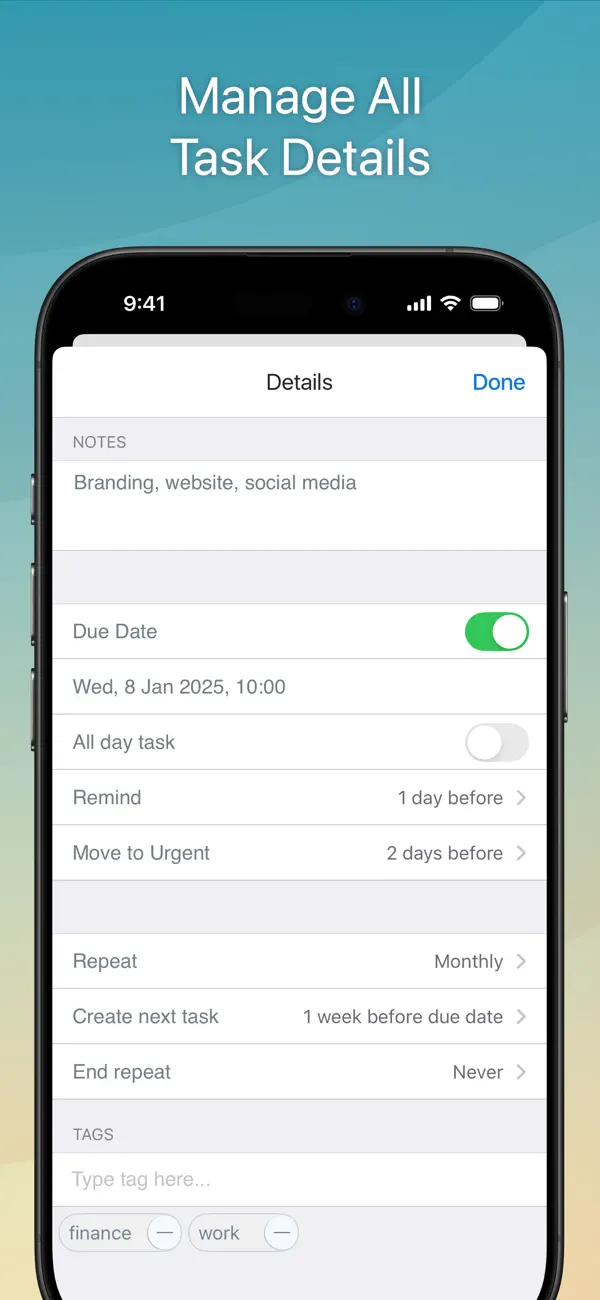 #3. Focus Matrix – Task Manager (iOS) Oleh: Denys Ievenko
