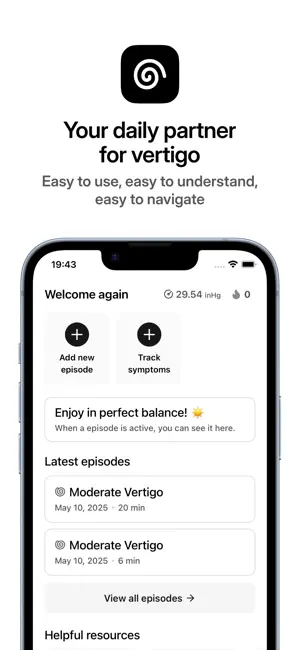 Steady Path: Vertigo tracker screenshot 1