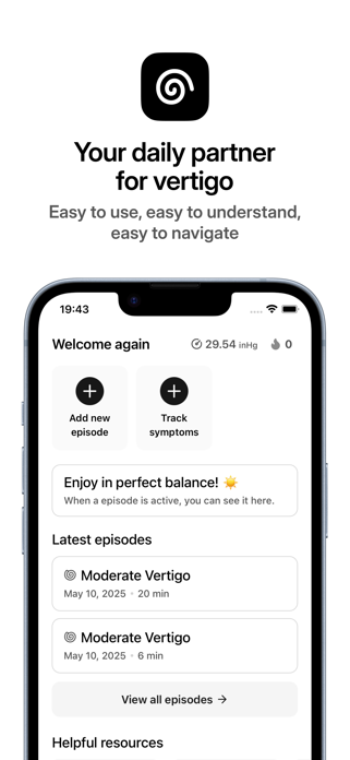 Steady Path: Vertigo tracker Screenshot 1 of 5