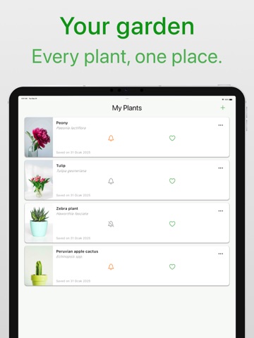 Planture・Plant Identifier Care iPad screenshot
