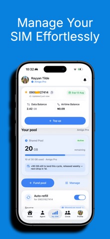 Amigo: Data, Bills & More screenshot