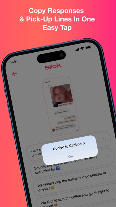 Slick - AI Dating Assistant Screenshot