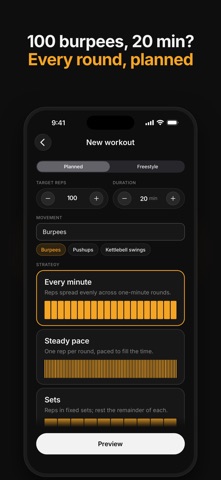 Workrate: Burpee Timer screenshot 2