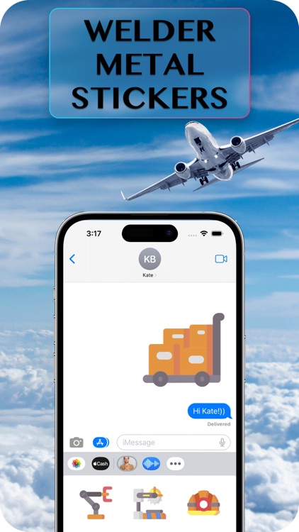 Welder Metal stickers