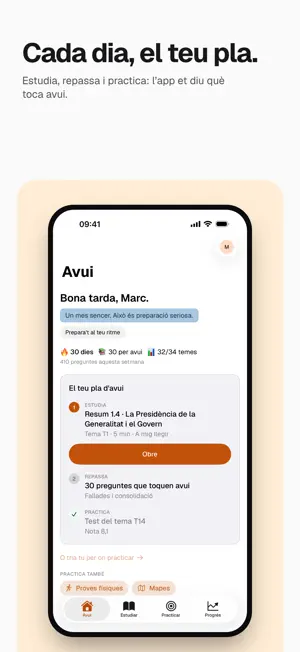 Tests Bombers Generalitat screenshot 2
