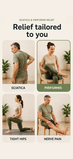 Sciatica Stretches Pain Relief screenshot 2