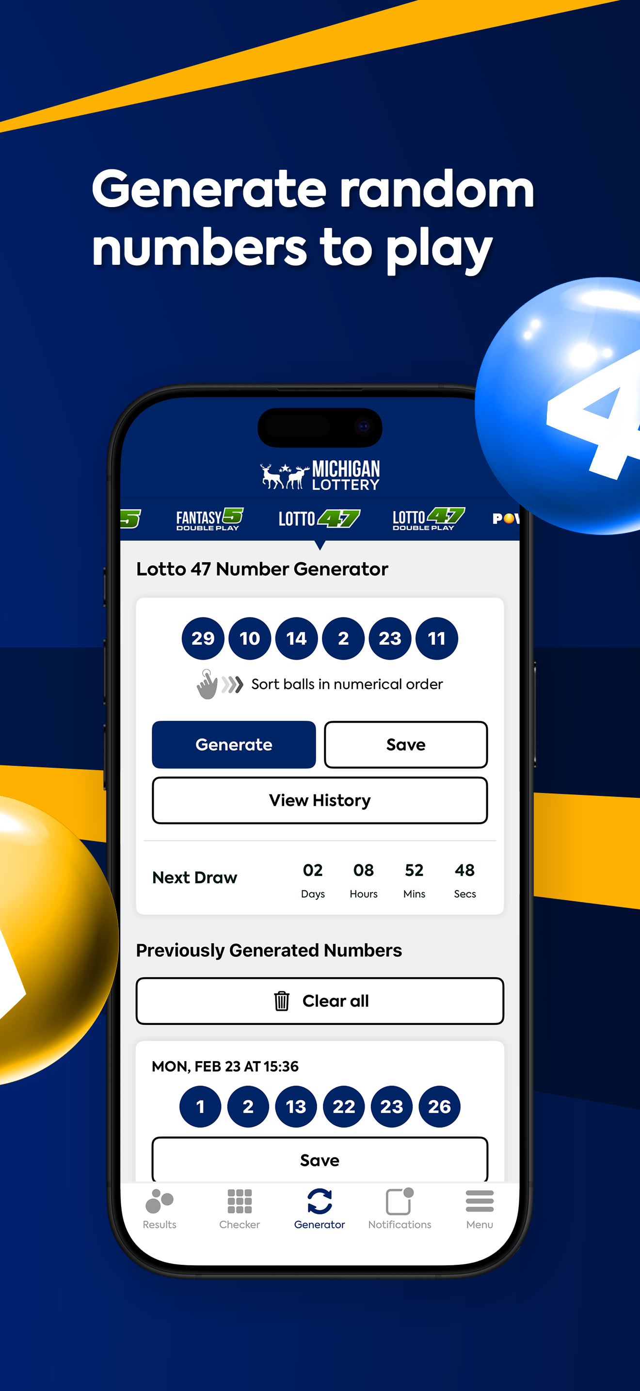Michigan Lottery Numbers screenshot 5