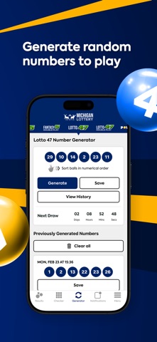 Michigan Lottery Numbers screenshot