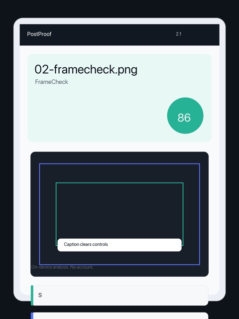 PostProof screenshot 4
