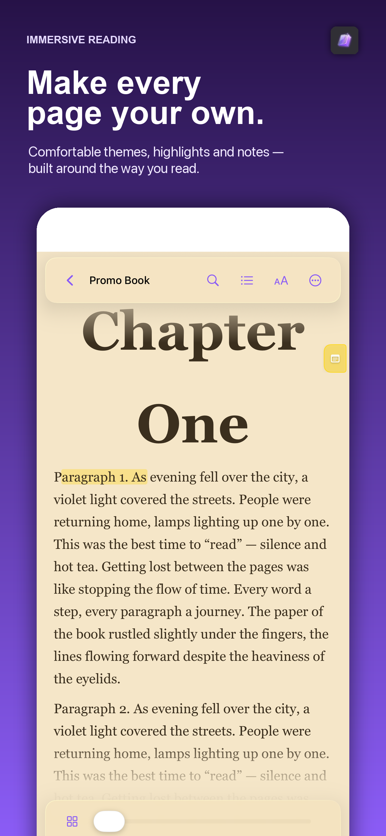 Violire - eBook Reader screenshot 3