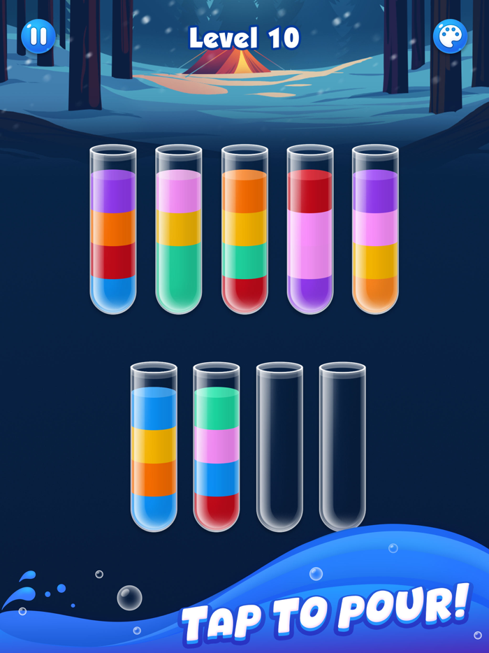 Water Sort - بازی فکری