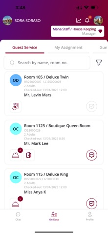 SORASO Hotelier screenshot