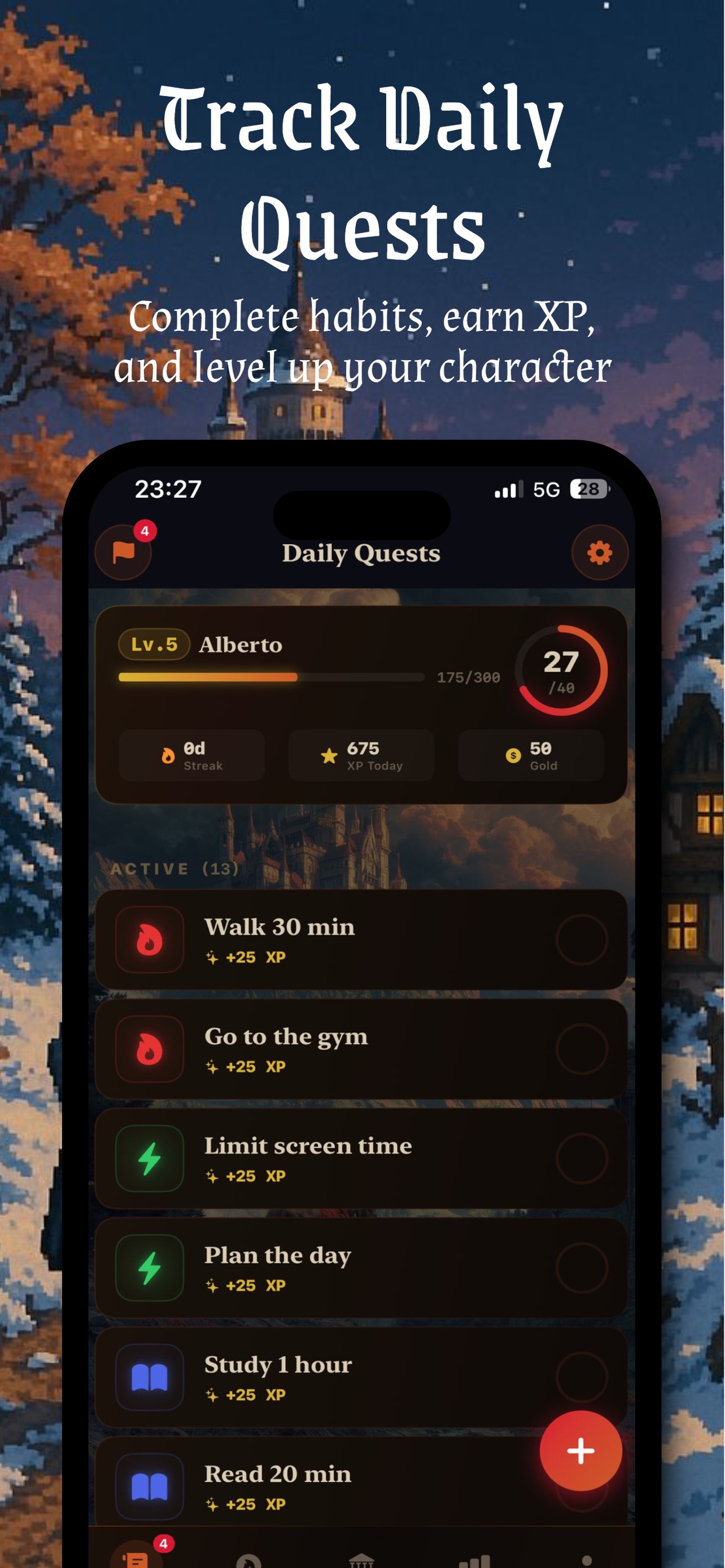Screenshot 2 of Pixel Fantasy - Habit Game