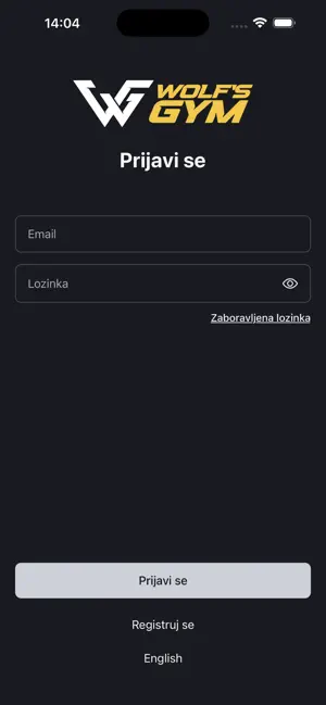 Wolf's Gym App screenshot 1