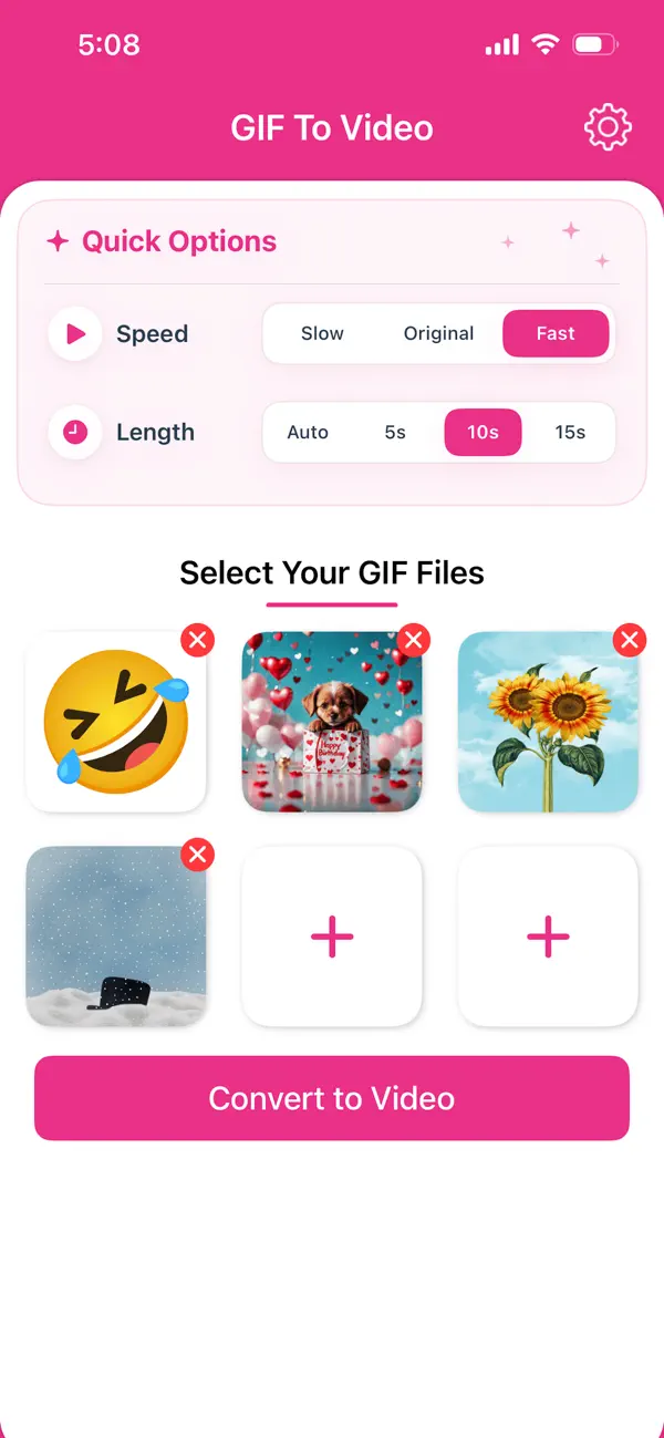 GIF to Video screenshot