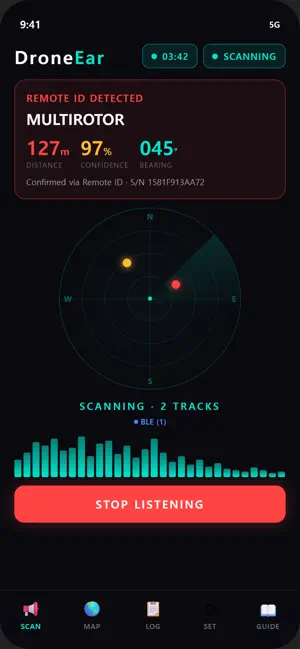 DroneEar screenshot 1