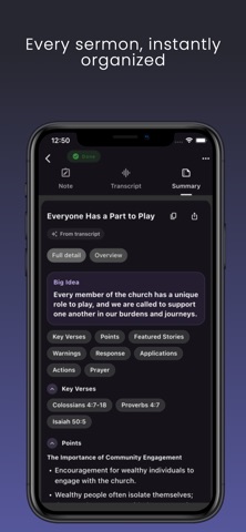 Sermon Log Screenshot 1 of 6