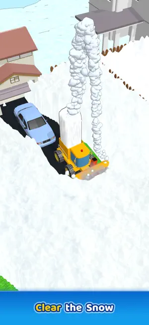 Clean Snow: Collect & Build screenshot 1