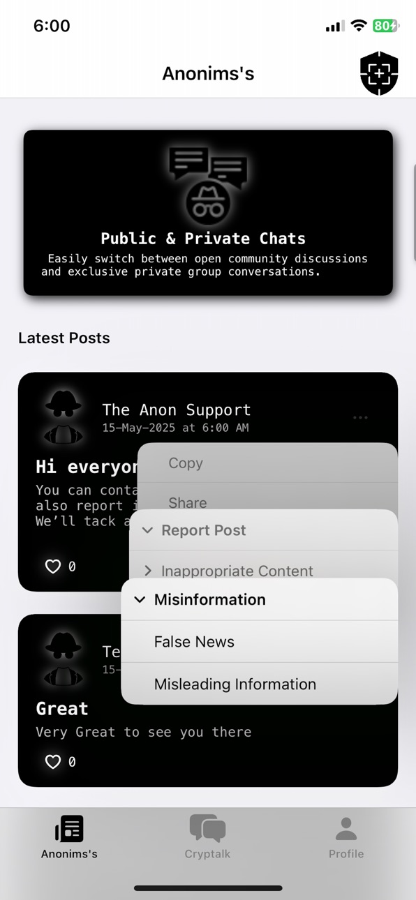 iPhone screenshot