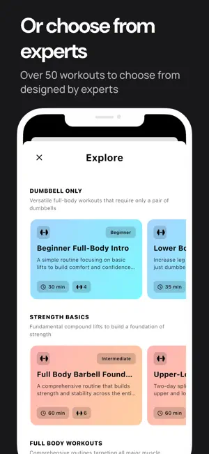 Pumped Workout Tracker Gym Log screenshot 4