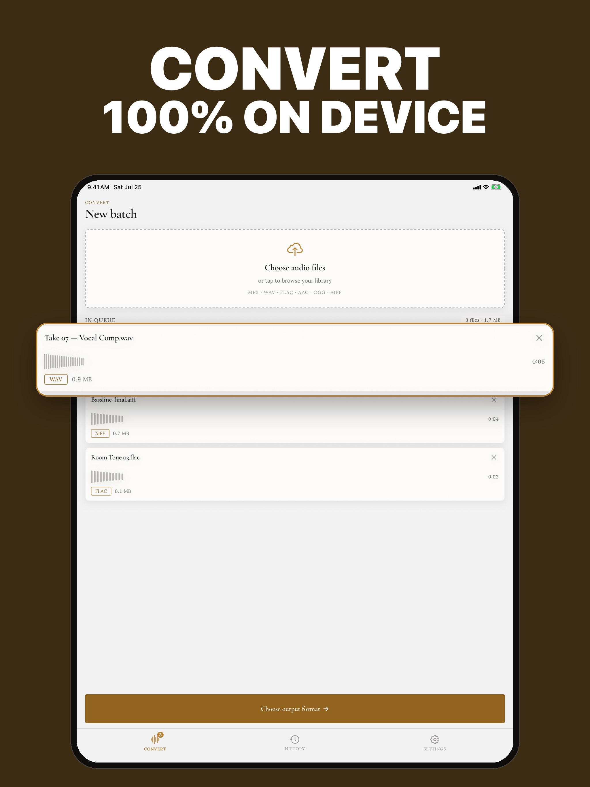 Audio Converter: MP3, WAV, M4A screenshot 10
