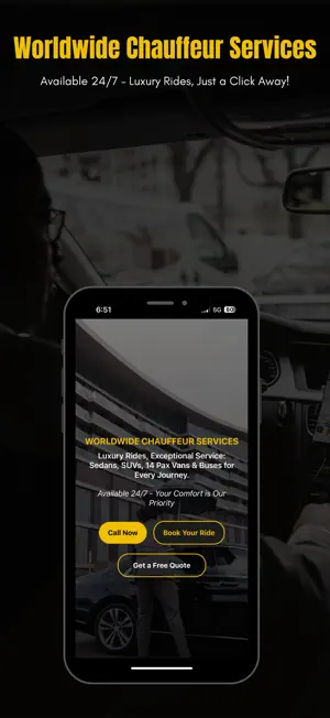 Worldwide Chauffeur Services screenshot 1