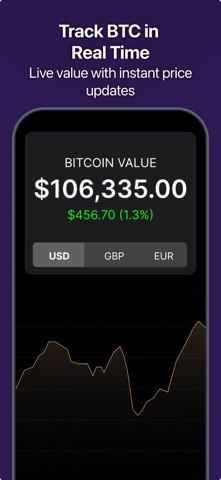 Bitcoin Price Tracker - Simple Screenshot 2 of 3