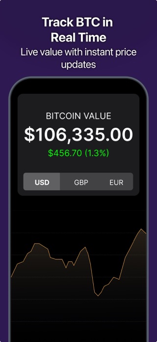 Bitcoin Price Tracker - Simple Screenshot 2 of 3