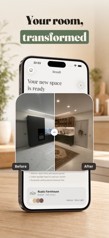 Roomzen: AI Interior Design iPhone screenshot