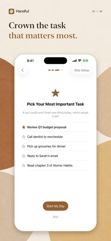 Handful - Daily Task Planner screenshot 2 of 8