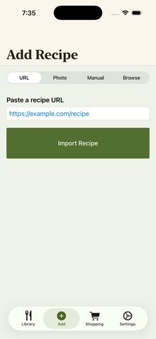 My Recipe Planner screenshot