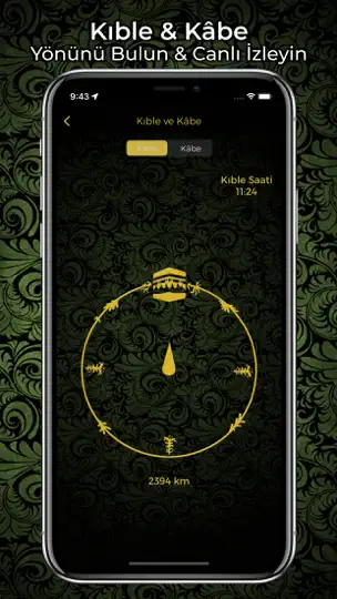 Namaz Vakti: Ezan Muslim Pro iPhone Ekran Görüntüsü 4
