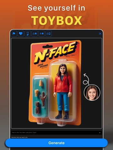 Photo Face Swap AI Editor App iPad screenshot