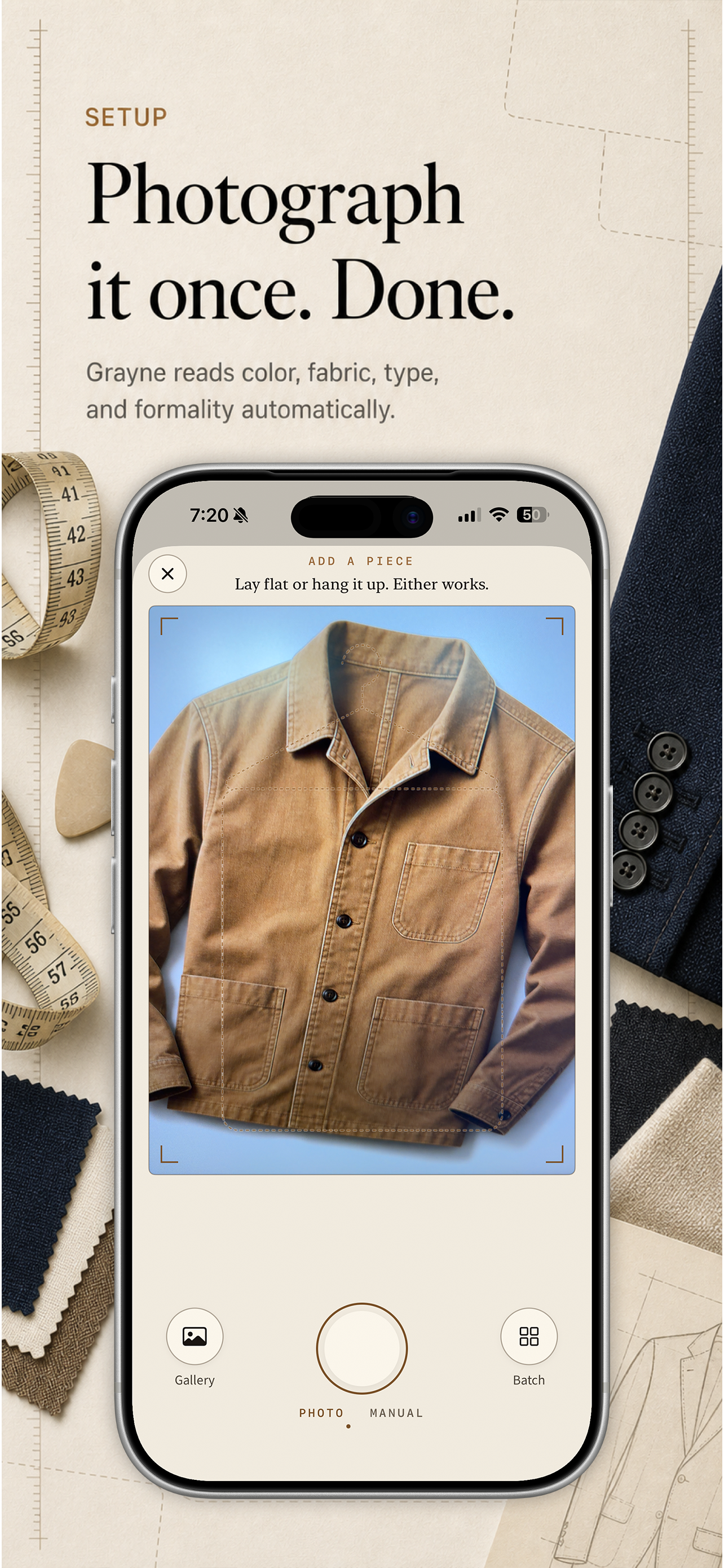 Grayne: Men's Outfit Planner