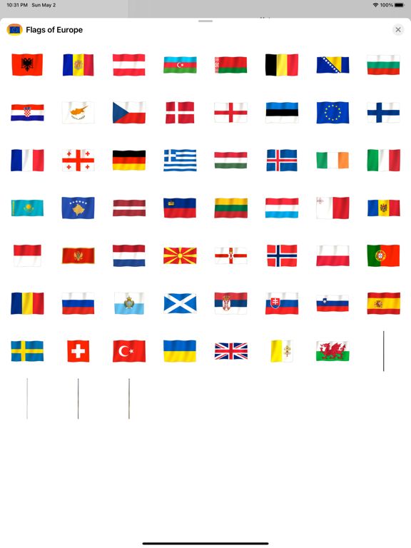 Screenshot #4 pour Drapeaux de l'Europe