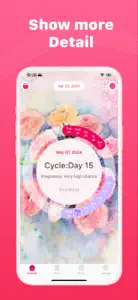 Period Tracker: Cycle Calendar screenshot #1 for iPhone