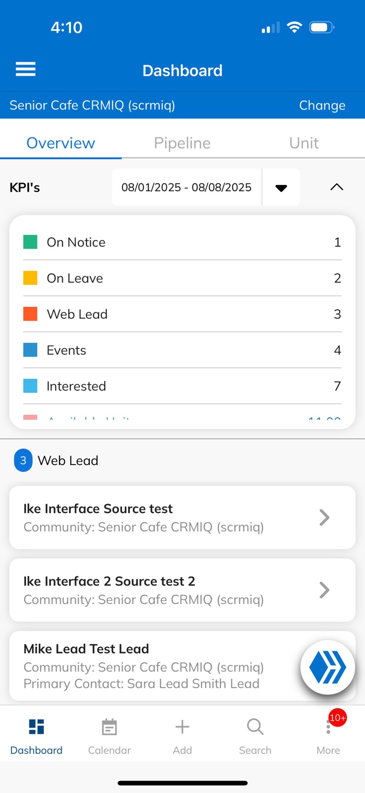 Senior CRM V8 iphone screenshot 2