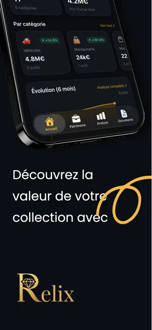 Relix : Gestion de patrimoine screenshot 1