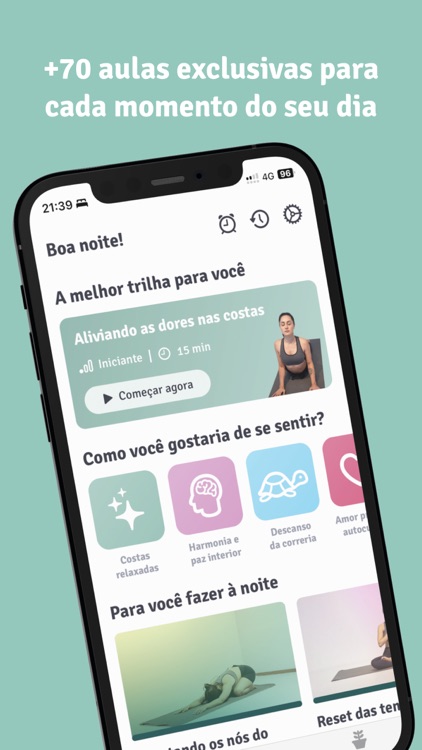 Aurea: Yoga em casa