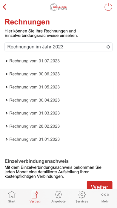 Screenshot #2 pour Drillisch Online Servicewelt