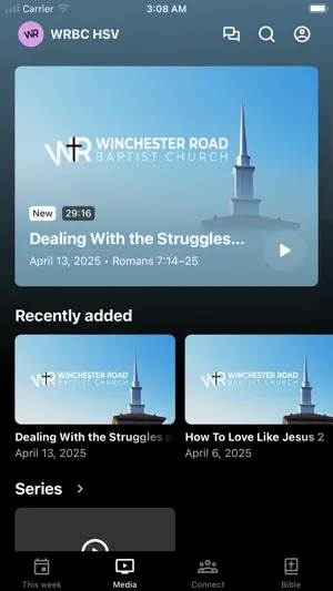 Winchester Road Baptist Church screenshot 2