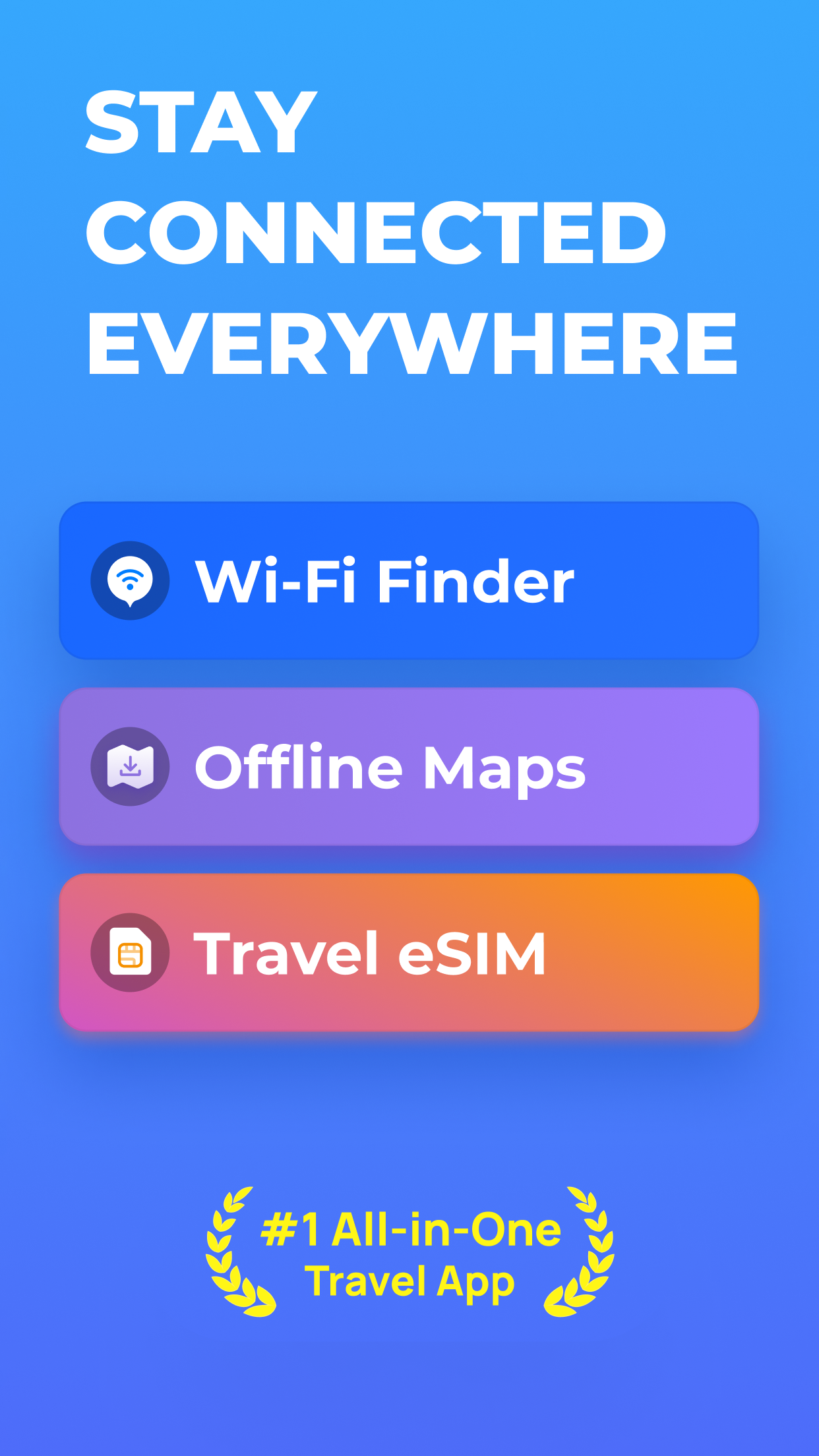 WiFi Map・eSIM, Internet Finder