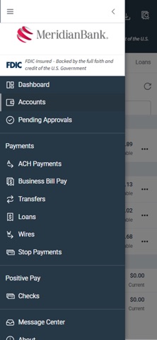 Meridian Treasury Management Screenshot 2 of 3