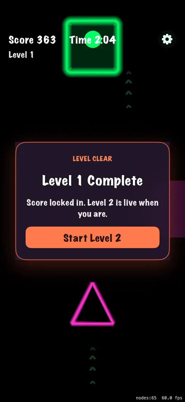 Screenshot #2 pour Apex Gravity Pong