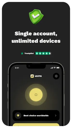 idVPN: VPN Secure Unlimited screenshot 1