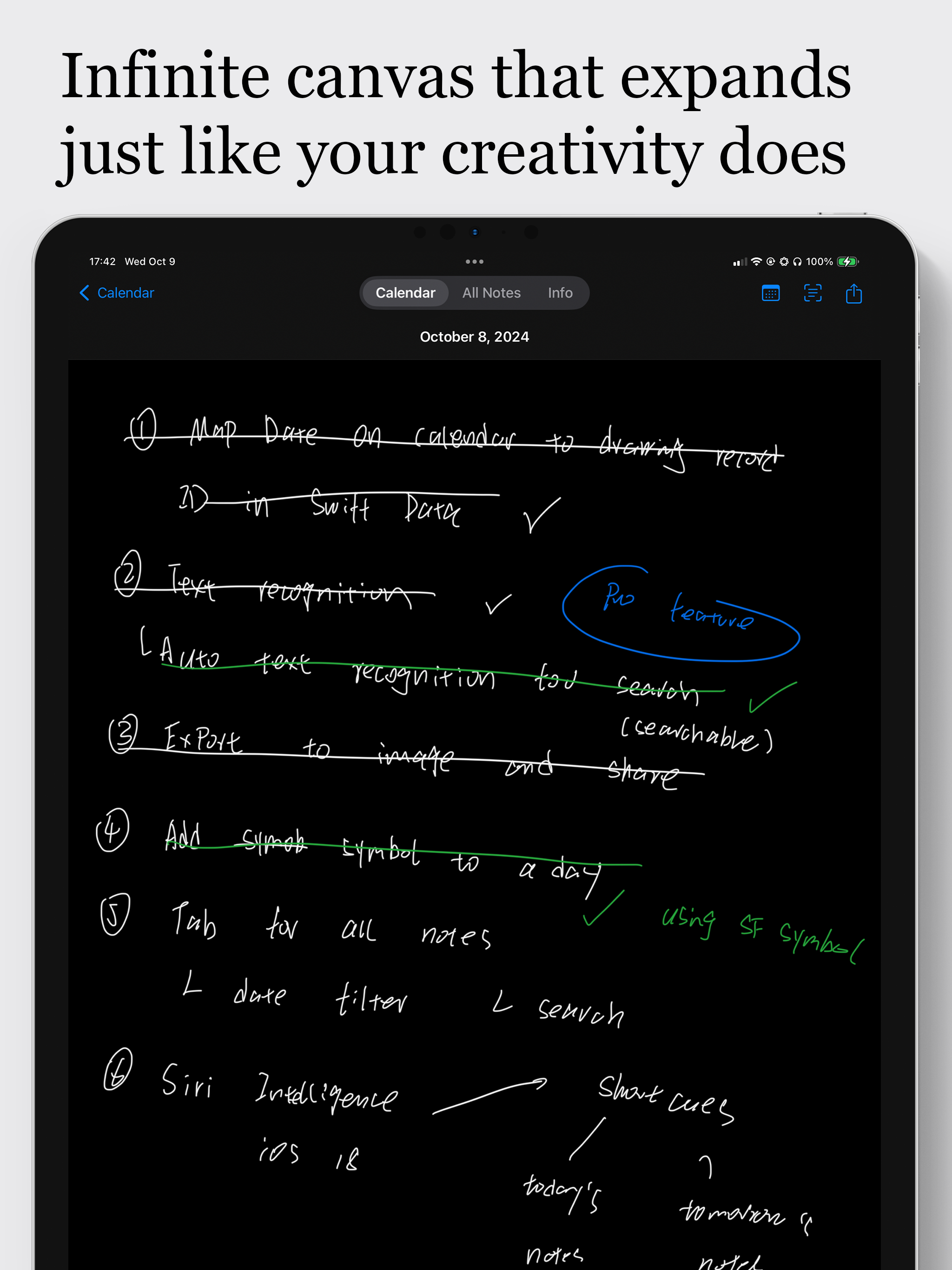 Octo Notes - infinite canvas screenshot 2